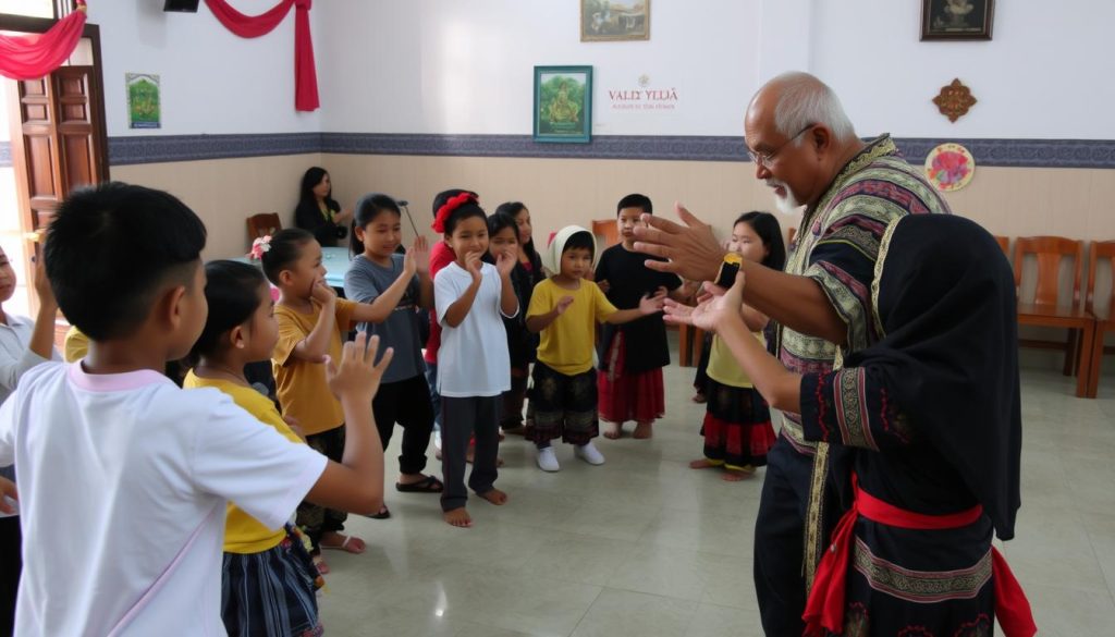 Anak-anak muda belajar tari tradisional setelah terinspirasi dari berita lokal