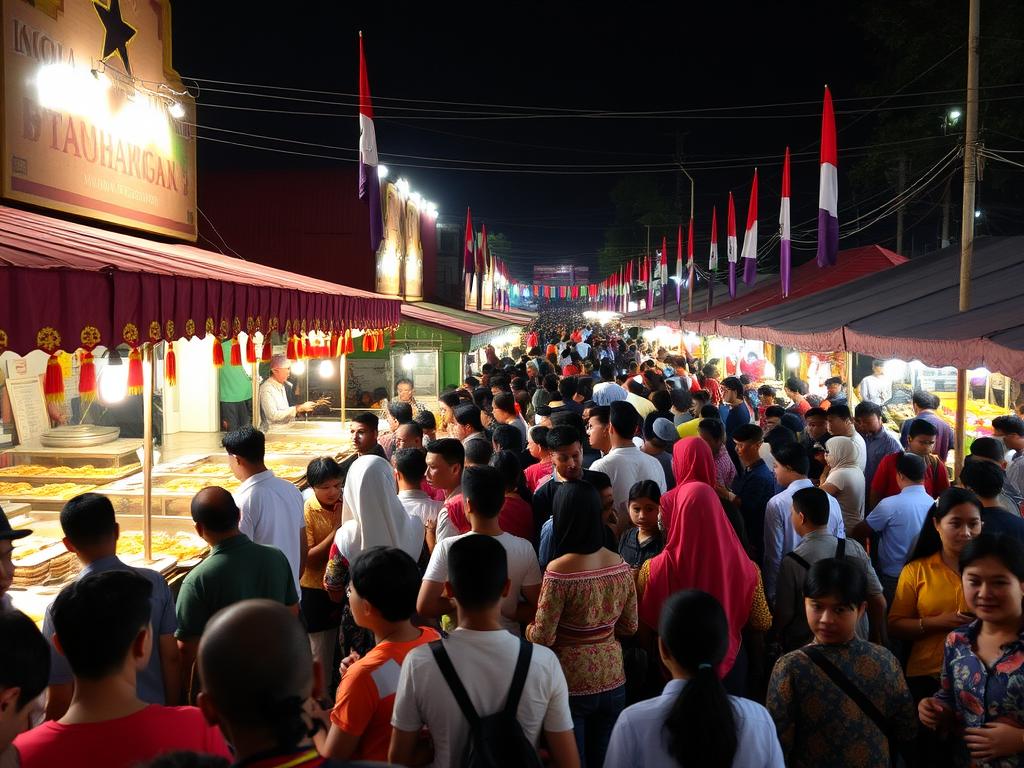 Festival Lebaran Depok 2025 yang menampilkan berbagai atraksi budaya