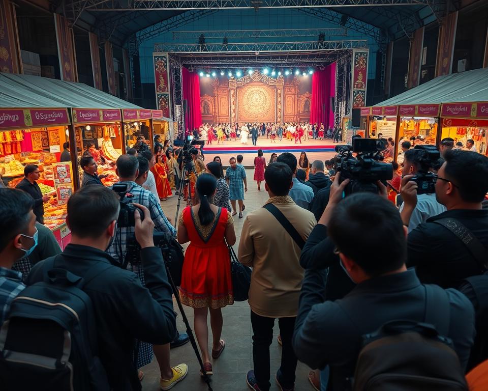 festival budaya dalam liputan media lokal